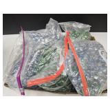 Large Lot Of Glass Flower Vase Decor