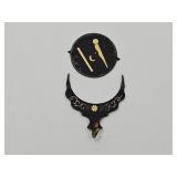 Antique Masonic Pocket Watch FOB Spinner Pendant