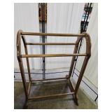Oak Quilt Rack  25 x 33" high
