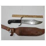Large Western USA #W49 Knife W Sheath