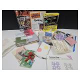 Pre Cut Quilt Stamp Blocks& Quilting Books