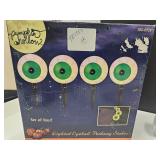 Pumpkin Hollow Set of 4 Lighted Eyeballs