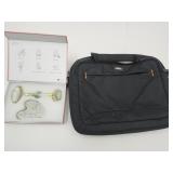 Icy Me Jade Rolle, Gua Sha & Black Amazon Bag