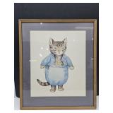 17 3/4 x 21" H Framed Cat Wall Decor