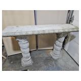Lag Concrete Plant Stand 55 x 16 x 36" high