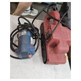 Belt Sander & Bosch Router