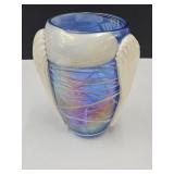Signed Tom St. Clair Studio Glass Art Vase 5 3/4"
