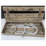 Nice Set of Horseshoes with Case