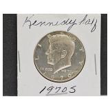 1970 S Proof Kennedy Half Dollar 40% Silver UNC