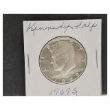 1969 S Proof Kennedy Half Dollar 40% Silver
