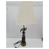 Brass Eagle Table Lamp 34" H