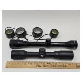 Two rifle scopes see sizes