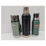 3 Vintage Stanley Thermos