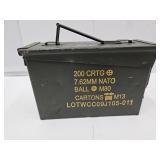 Military Ammo Box 10x4x7" H