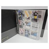 Album with lots of sports cards