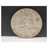 1951 S Silver Franklin Half Dollar Coin