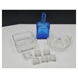 Wheaton Bottle, Bee Hive Bottom, Salts & Juicer