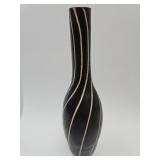 Wrapped Pottery? Heavy Vase ? See Pics 17 1/2"h