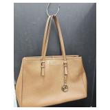 Michael Kors Saffiana Leather Charlette Tan Tote