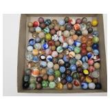 Vintage Marbles 125 Marbles Many Clay