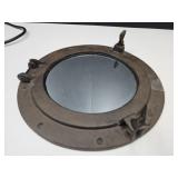 Metal  Port Hole Wall Mirror 11" wide