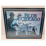 Framed BLUE CHICAGO  Blues SWEET HOME  31x 26"h