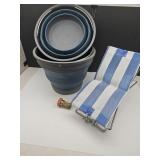 Portable Pet Water Holders, Stool & Valve