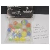 28 Marbles Made w Fenton Glass, Maker MarbleKing?