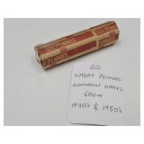 50 Wheat Pennies Common Dates From 1940