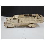 VTG White Farm Truck Toy Wyandotte? 13.5" L