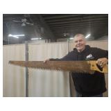 2 Man Primitive Saw,  5ft with Handle