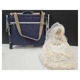 VTG Crochet Barbie & Stadium Seat