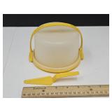 Vintage Tupperware Toy Cake Carrier & Server