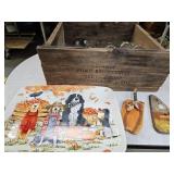 Primitive Box, Halloween  & Fall Decor & Bottles
