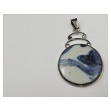 925 Silver Necklace Pendant Shard 300 Year Old