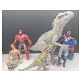 Lot of Action Figures & Dinosaurs