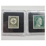 2 German WWII Stamps Mint