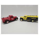 Die Cast Texaco Truck,9", Pennzoil Die Cast 10"