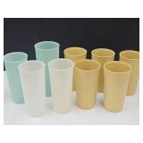 VTG Tupperware Never Used Gold Colored Glasses