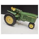 John Deere Metal Toy Tractor 8" Long