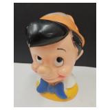 Walt Disney Pinocchio Bank 9.5" H