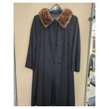 Fur Coat-100% Cashmere Sz Med