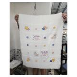 Hand Cross Stitched Baby Blanket