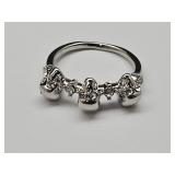 New Alloy Skull Ring Sz 9
