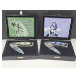 2 Boxed Pocket Knives Innocence & Mischief