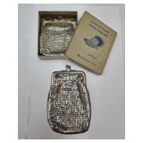 VTG Whiting & Davis Mesh Coin Purse & Cig Case