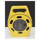 Woods Extension Cord Reel W4-3 Prong Outlets