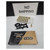 2 Scope Rings & 380 Auto 38 RDS Gun Ammo