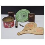 Antique Folgers, Prince Albert Cans, Keys & Stove