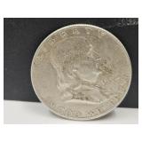 1952 D Silver Franklin Half Dollar Coin